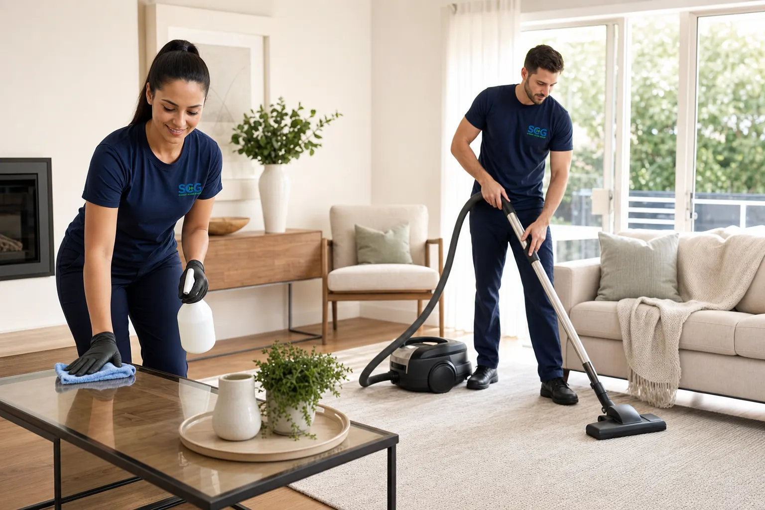 End of Lease Cleaning team at work in Sydney — Sydney Clean Group